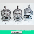 Specific Design Bird Cage Metal Candle Holder